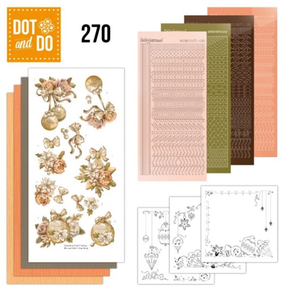 Dot and Do Nr. 270 Frosted gold christmas