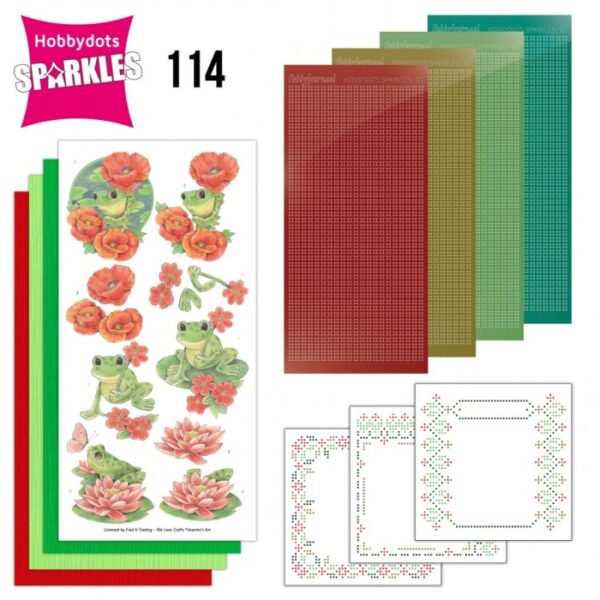 Hobbydots Sparkles Nr. 114 Frogs