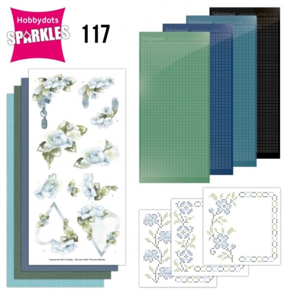 Hobbydots Sparkles Nr. 117 Blue Dreams