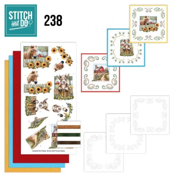 Stitch and Do Nr. 238 Farm friends
