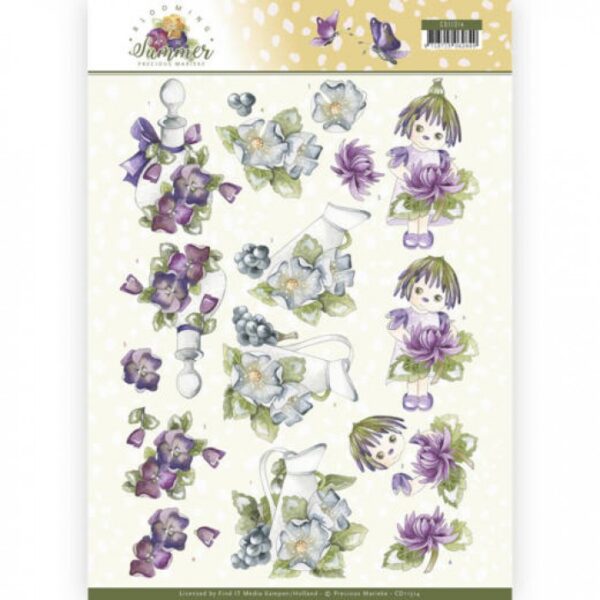 knipvel-3D- Precious Marieke -Summer Scenes - Blooming Summer-CD11314
