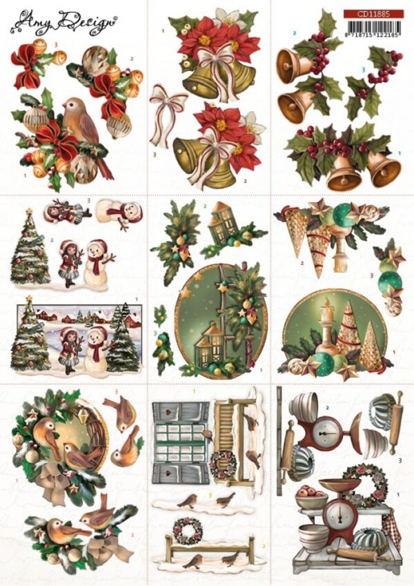 knipvel-3D-Amy Design -Christmas Mini 2-CD11885