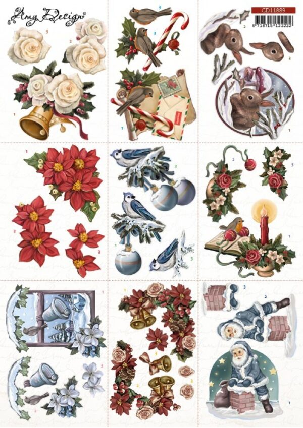 knipvel-3D-Amy Design -Christmas Mini 6-CD11889