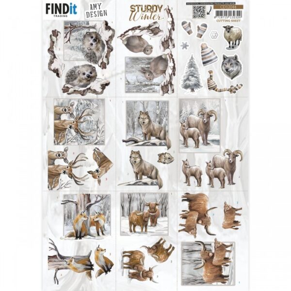 knipvel-3D-Amy Design - Sturdy Winter - Mini - CD12044