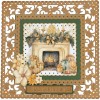 knipvel-3D- Berries Beauties - Glowing Christmas - Fireplace - CD12216 - Afbeelding 2