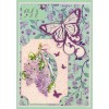 knipvel-3D- Precious Marieke - Purple Blossom - Lilac -CD12279 - Afbeelding 2