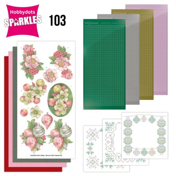 Hobbydots Sparkles Nr. 103 Lovely Ornaments