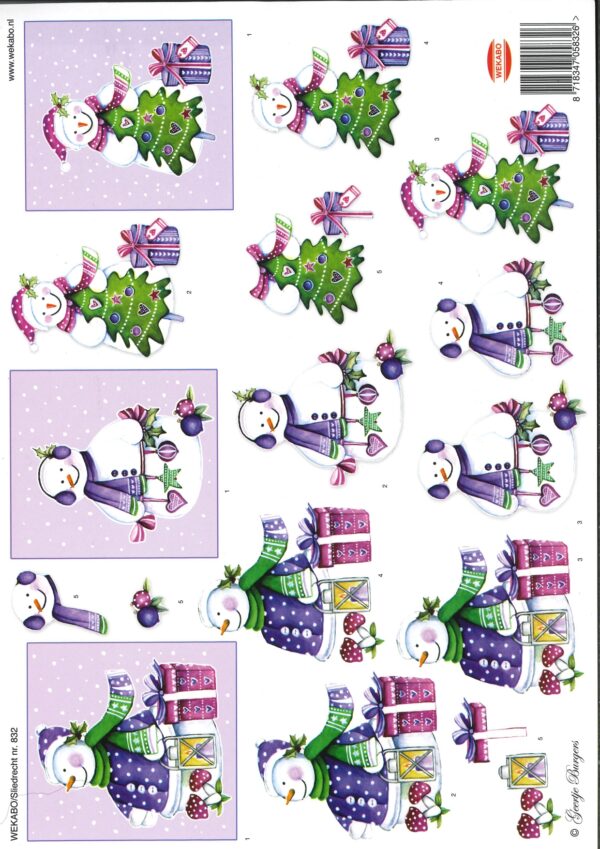 3D knipvel - Marieke´s Design -832