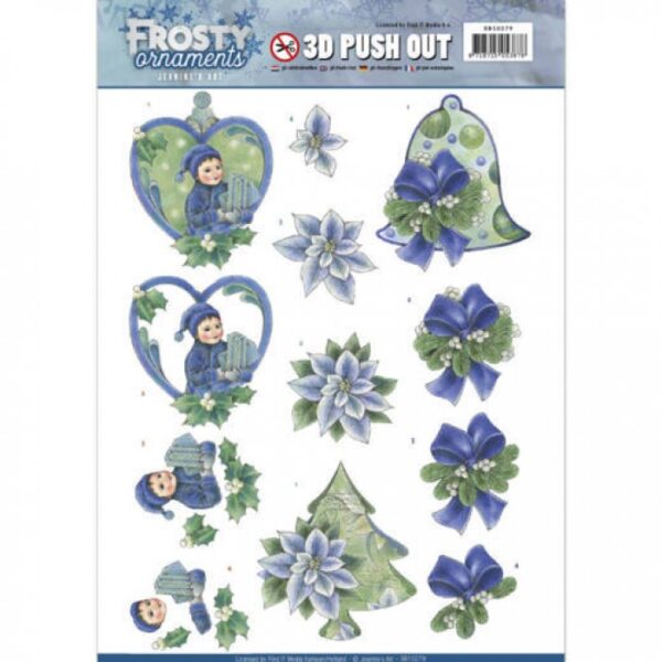 Push-out sheet - 3D - Jeanine’s Art - Frosty Ornaments - SB10279