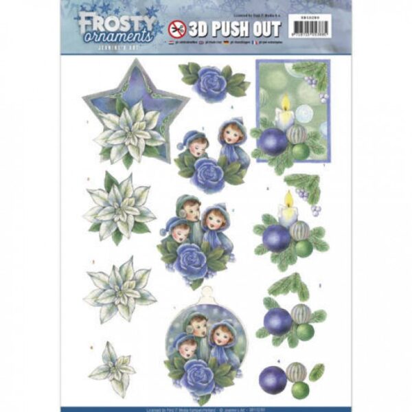 Push-out sheet - 3D - Jeanine’s Art - Frosty Ornaments - SB10280