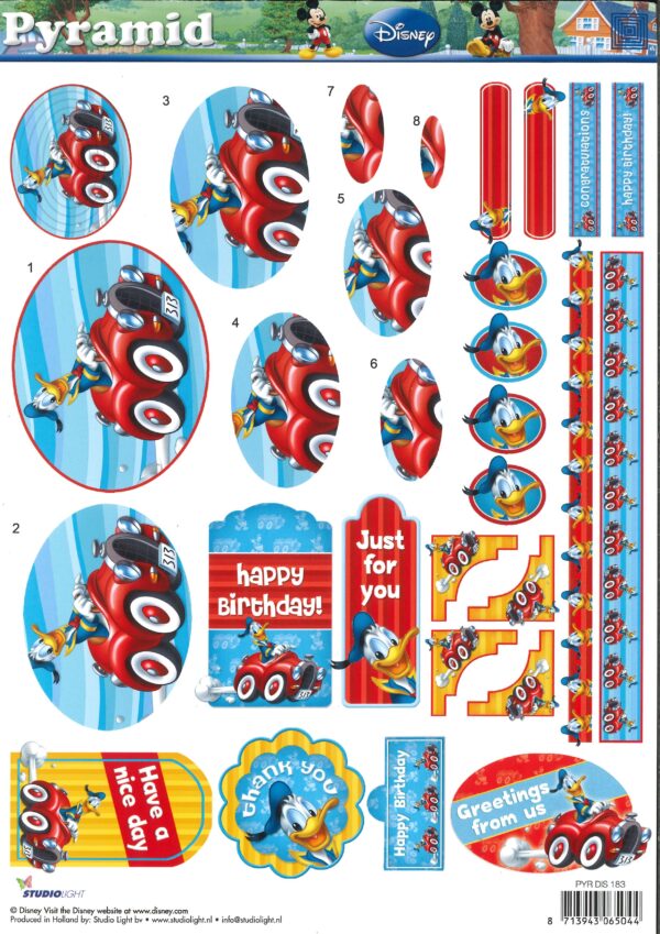 3D knipvel - Studio Light - PYR DIS 183