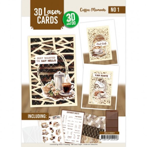3D and Do Laser Cards Nr. 1 Coffee Moments