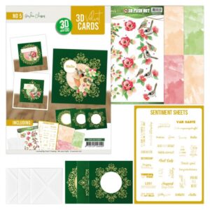 3D Velvet Cards Nr. 5 Garden Classics