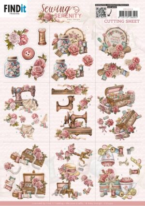 knipvel-3D-Amy Design - Sewing Serenity - Mini - CD12312
