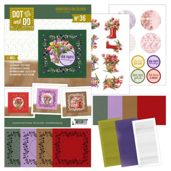 Dot and Do On Colour Nr. 36 Tulip Dreams