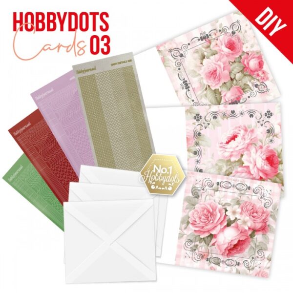 Hobbydots Cards Nr. 03 Pink Roses