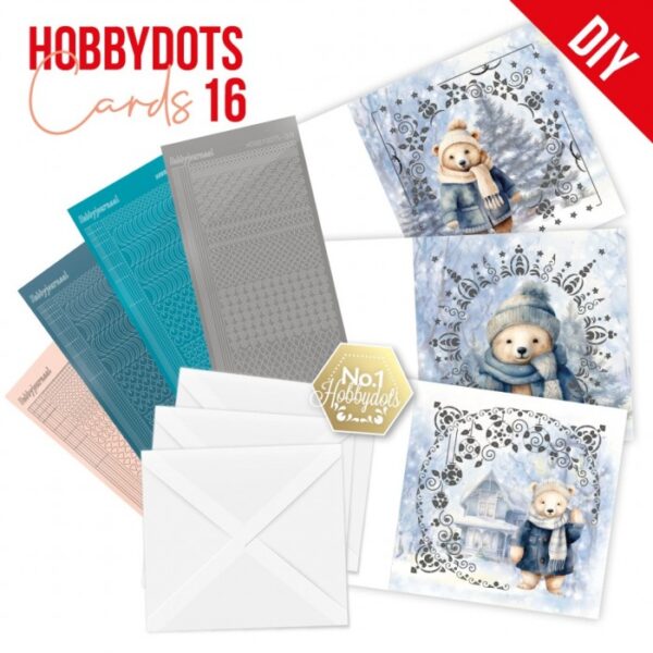 Hobbydots Cards Nr. 16 Navy Winter
