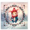 Hobbydots Cards Nr. 18 Winter Mouse - Afbeelding 3