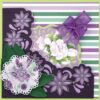 Push-out sheet-3D - Precious Marieke - Purple Blossom - SB10985 - Afbeelding 3