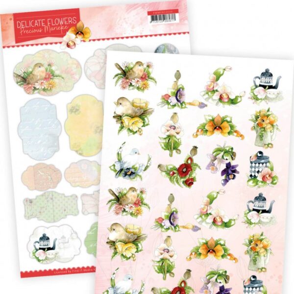 Push-out sheet-3D - Precious Marieke - Mini's & Labels - PMMIN10006