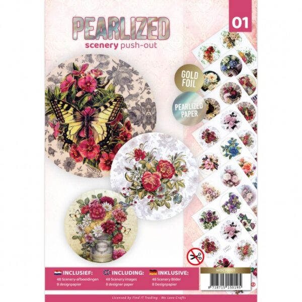 Pearlized Scenery Push-Out Book Nr. 1