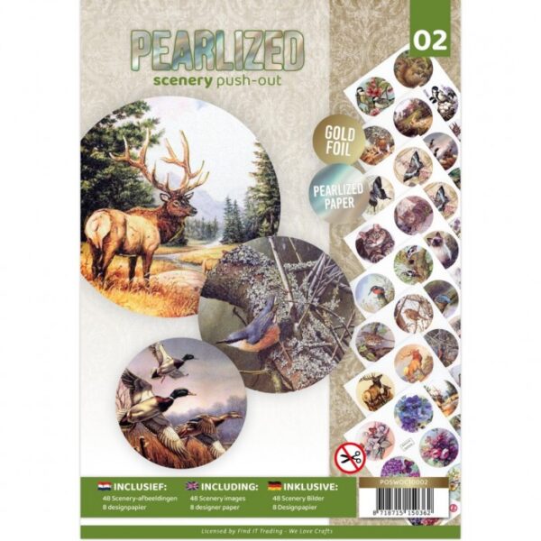 Pearlized Scenery Push-Out Book Nr. 2