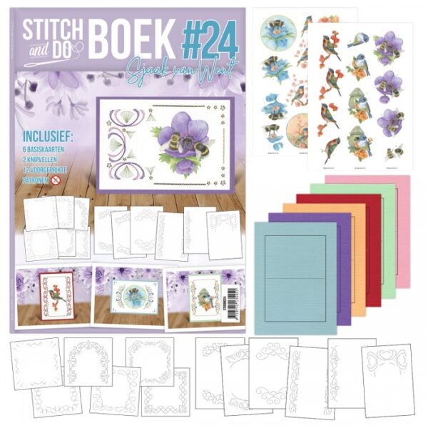 Stitch and Do Boek Nr. 24 Birds and Bees