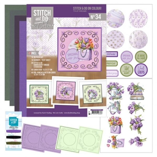 Stitch and Do on colour Nr. 34 Tulip Dreams