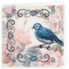 Embroidery Cards Nr. 01 Blue Birds - Afbeelding 3