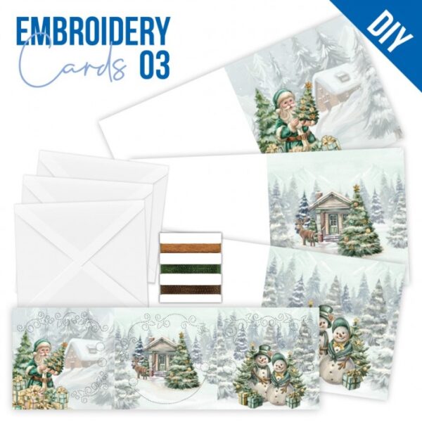 Embroidery Cards Nr. 03 Enchanting Christmas