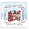 Embroidery Cards Nr. 04 Gnomes for Christmas - Afbeelding 4