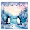 Embroidery Cards Nr. 07 Penguins - Afbeelding 2