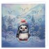Embroidery Cards Nr. 10 Cute Penguins - Afbeelding 4