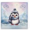 Embroidery Cards Nr. 10 Cute Penguins - Afbeelding 2