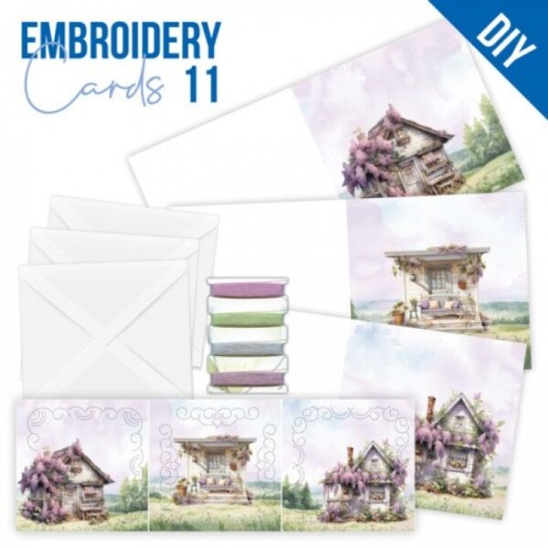 Embroidery Cards Nr. 11 Lilacs