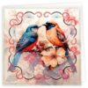 Embroidery Cards Nr. 12 Beautiful Birds - Afbeelding 4