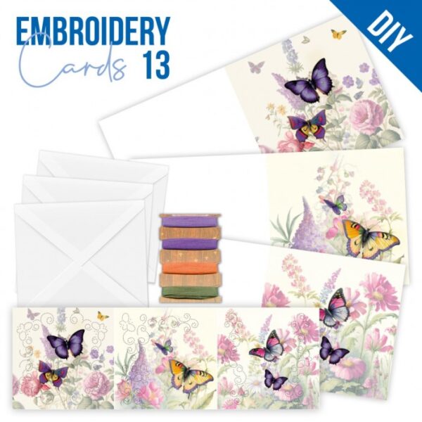 Embroidery Cards Nr. 13 Butterflies