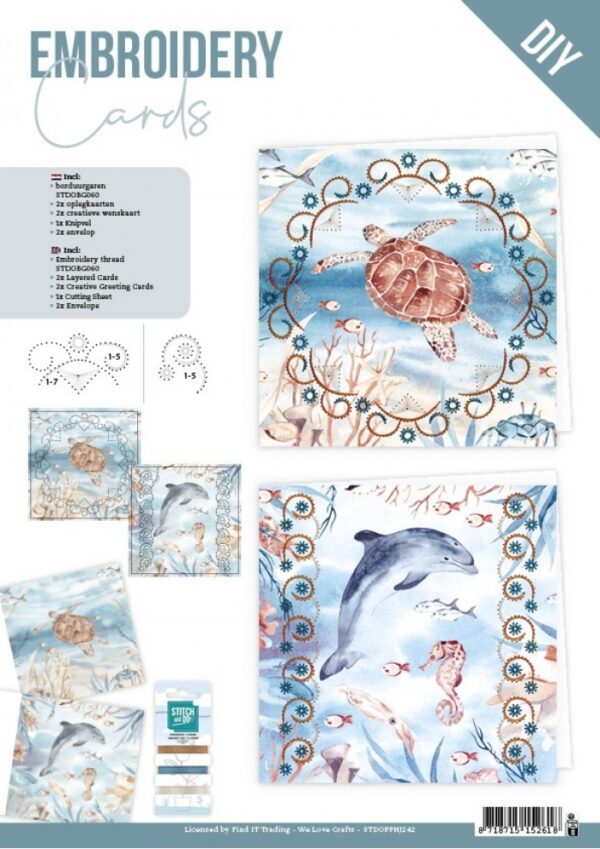 Embroidery Cards Nr. 242 Ocean