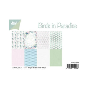 Joy crafts papierset Birds in paradise