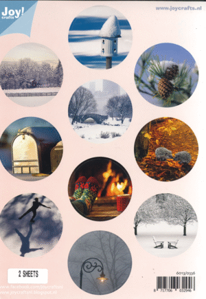 Push-out sheet-3D - Joy! Crafts - Winter - 6013/0336