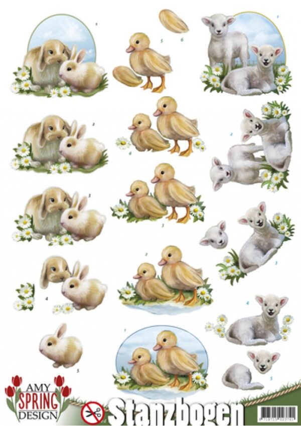 Push-out sheet - 3D - Amy Design - Spring - SB10078
