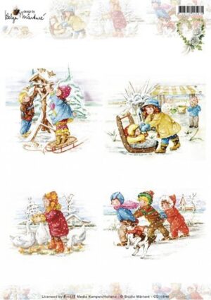 knipvel-3D- Studio Martare - Pictures - Winter - Kids - CD10648