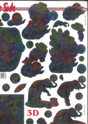 Push-out sheet-3D - Le Suh - Circus - 600.004