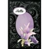 3D Velvet Cards A6 - Purple Butterflies - Afbeelding 4