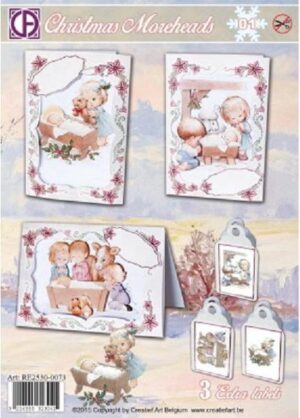 Creatief Art Kaartenpakket - Christmas Moreheads 01
