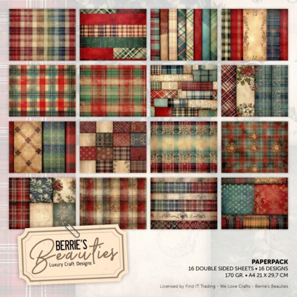 Berries Beauties paperpack Vintage Tartan
