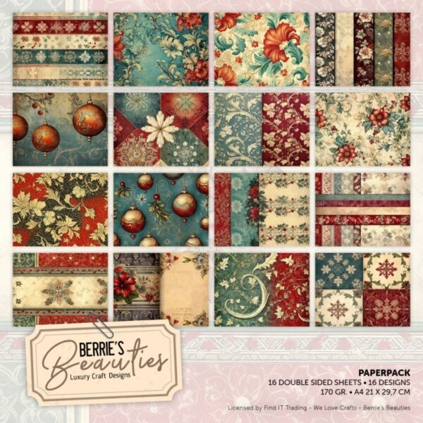 Berries Beauties paperpack Christmas Baubles