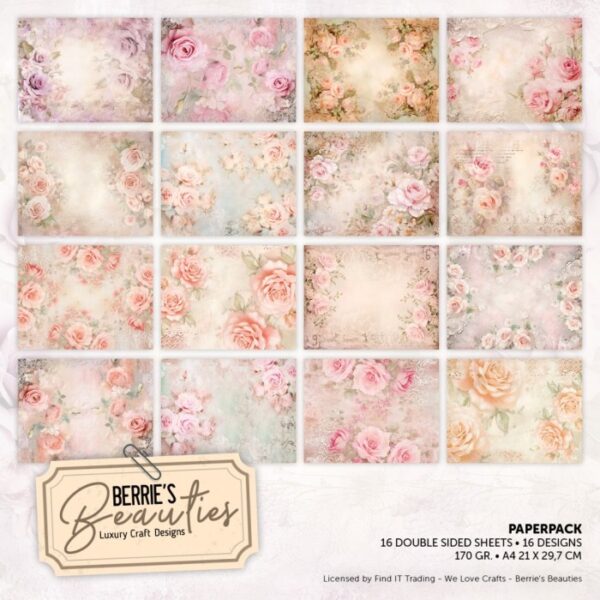 Berries beauties paperpack Shabby Roses