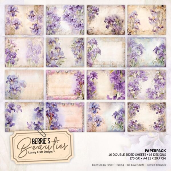 Berries beauties paperpack Purple Iris