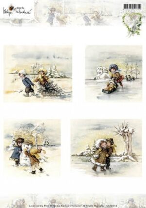 knipvel-3D- Studio Martare - Winter Pictures - CD10613